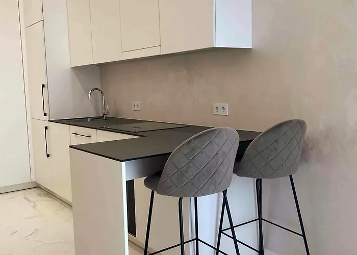 Апартаменти New Luxury Modern In Snipiskes Вільнюс