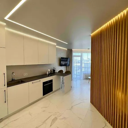 Апартаменты New Luxury Modern In Snipiskes Вильнюс